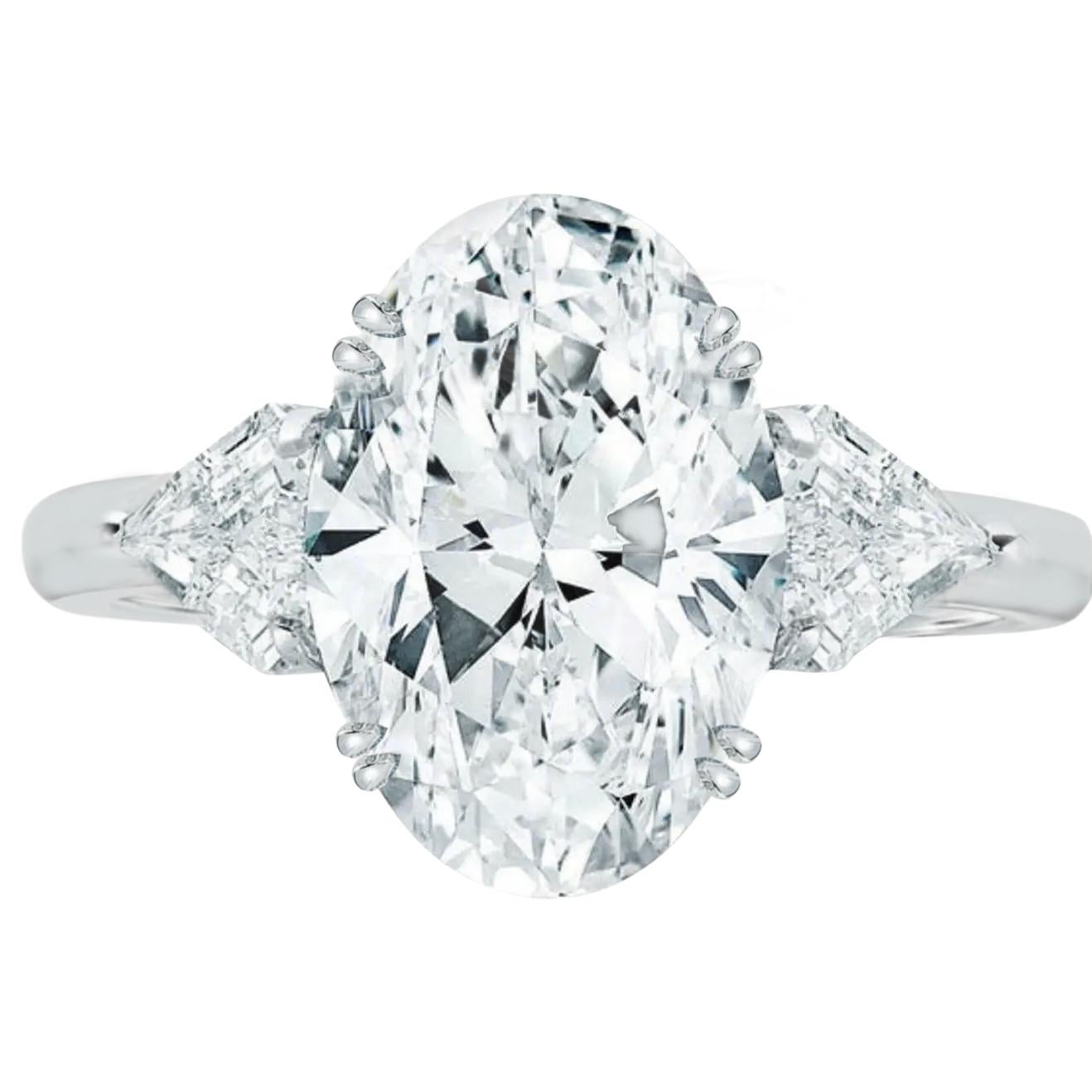 2 carat solitaire oval diamond ring