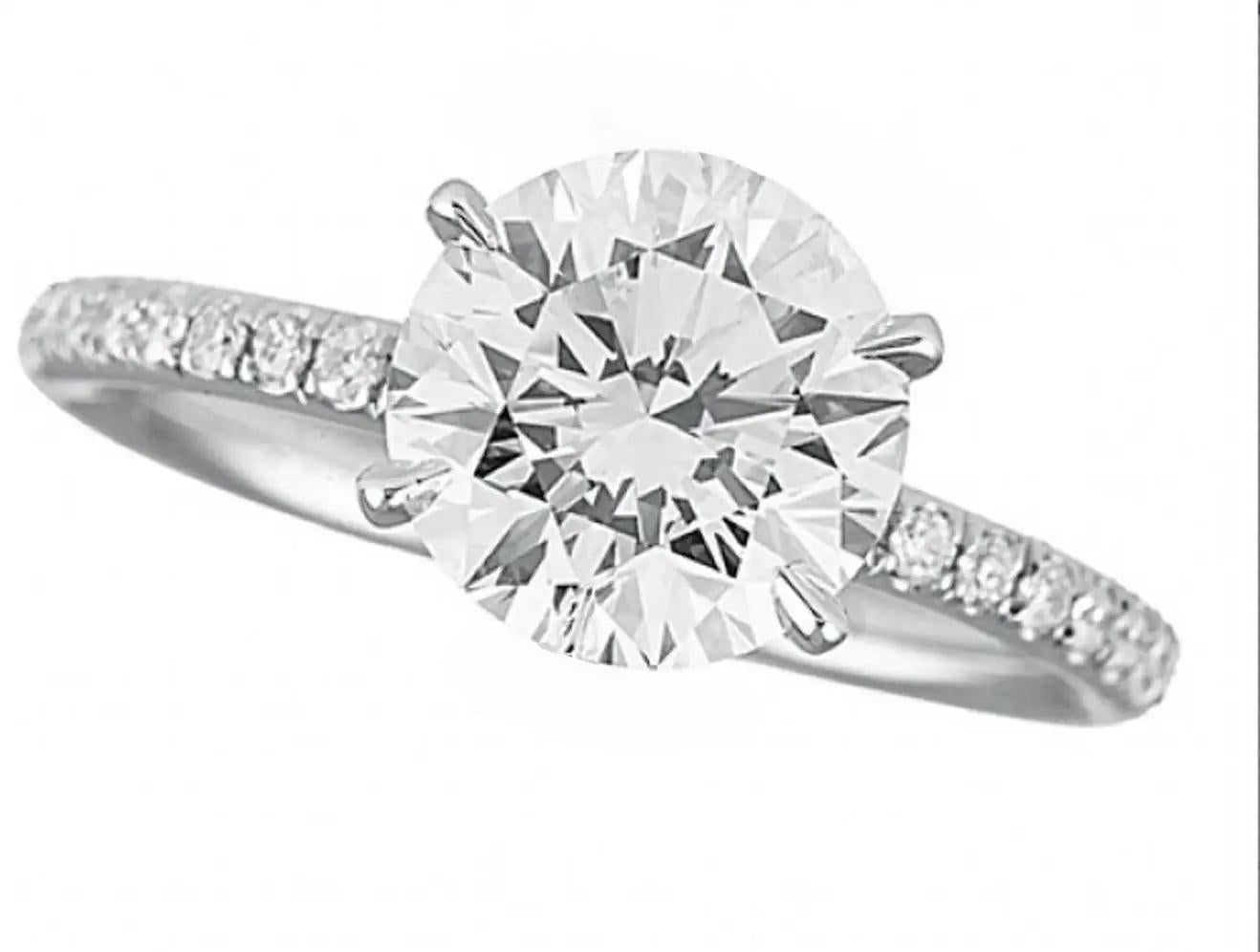 An amazing 2 carat solitaire diamond ring composed by a main 1.51 carat diamond 

Under GIA’s rigorous standards, the diamond received a Very Good cut grade as well a Very Good polish grade and a Very Good symmetry grade. The impeccable finishing