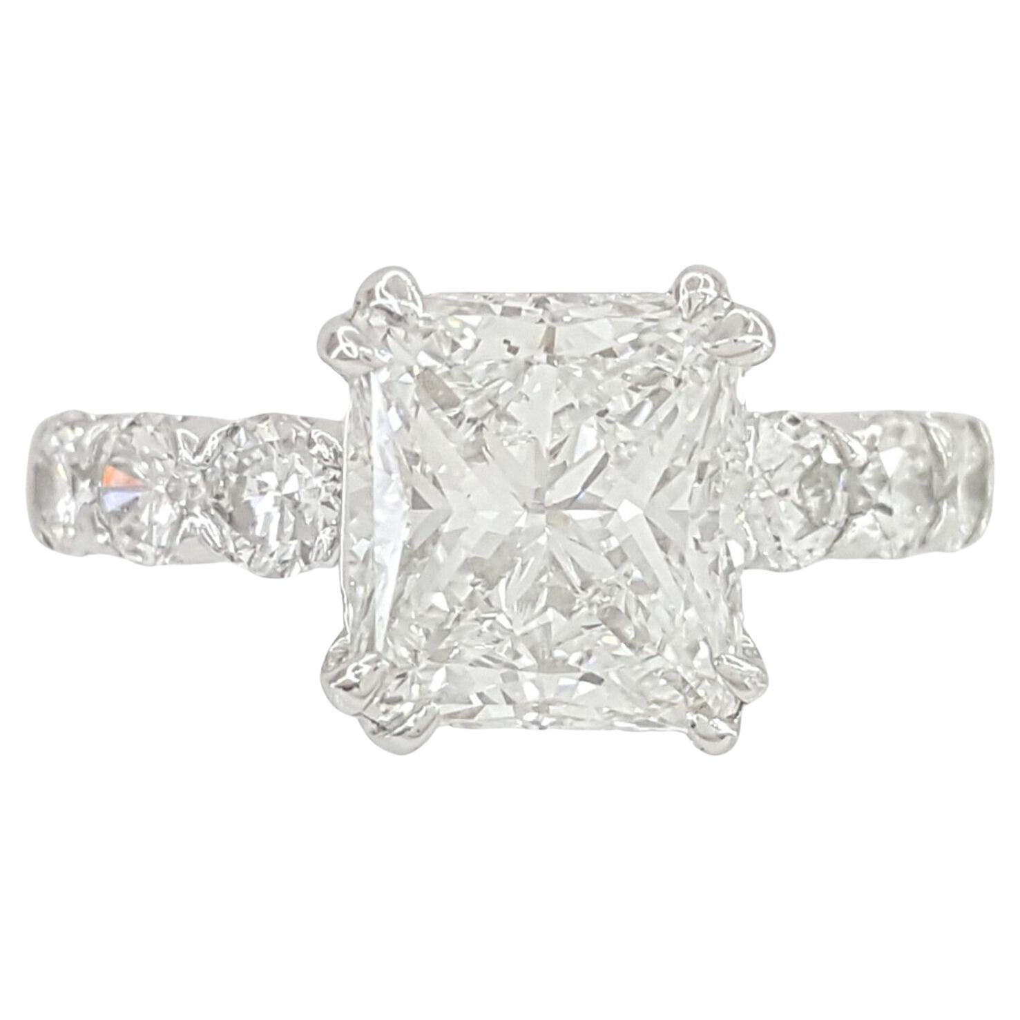 2 carat diamond ring radiant cut