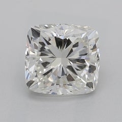 GIA Certified 2 Carat Raised Square Cushion Halo Diamond Ring
