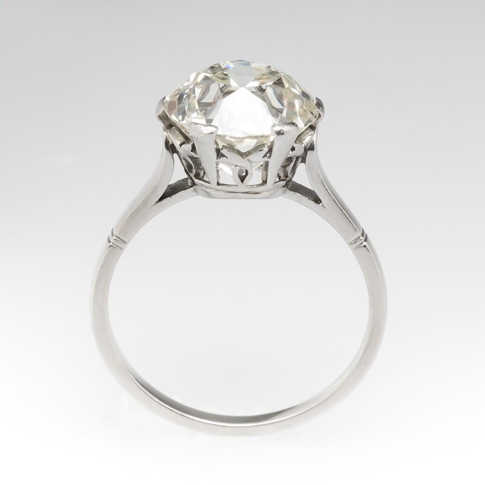Art déco GIA Certified 2 Carat Round Brilliant Cut Diamond Engagement Old Cut en vente
