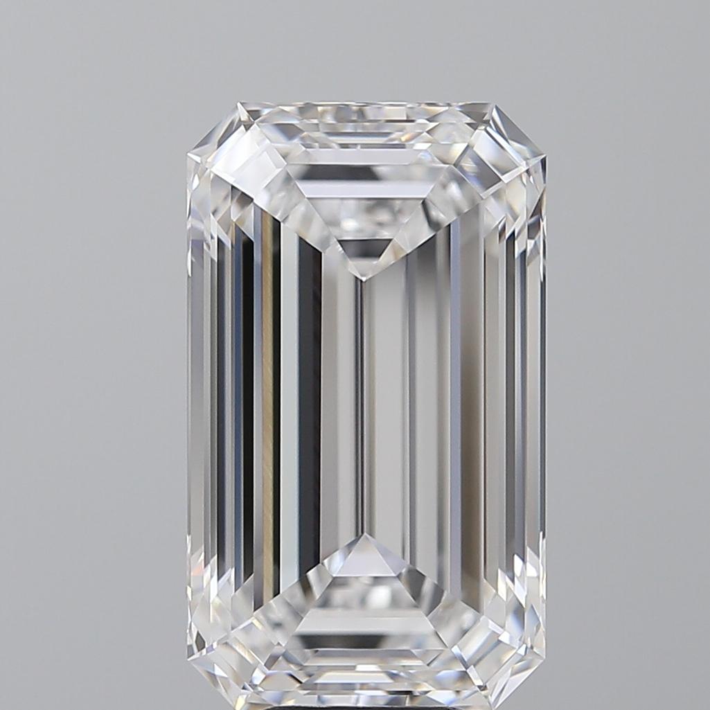 Contemporary GIA Certified 20 Carat Emerald Cut Diamond Ring For Sale