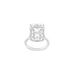 GIA Certified 20 Carat Type 2A FLAWLESS Clarity D Color Diamond Ring