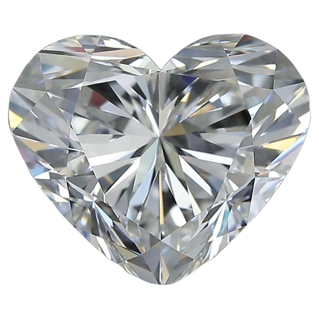 GIA Certified 2.00-2.05 Carat, G-F/VVS, Heart Cut, Excellent Natural Diamond For Sale