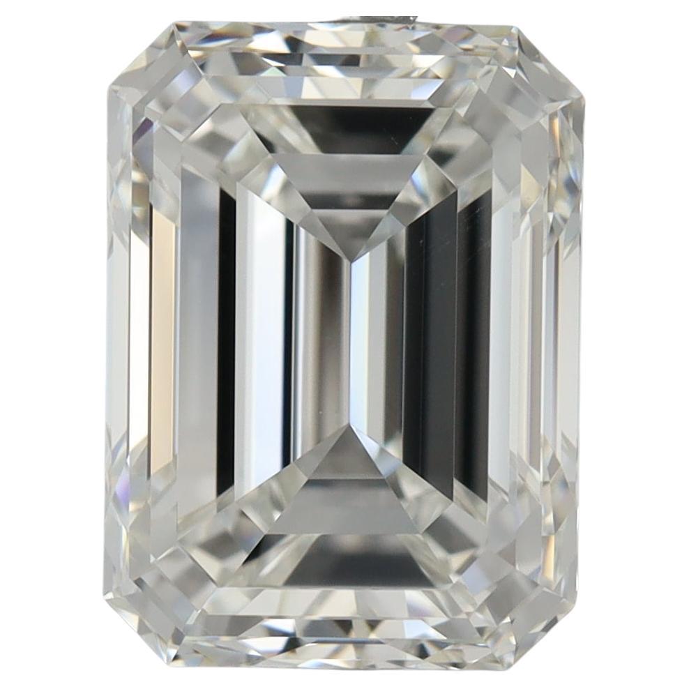 GIA Certified 2.00-2.05 Carat, G-F/VVS1, Emerald Cut, Excellent Natural Diamond For Sale