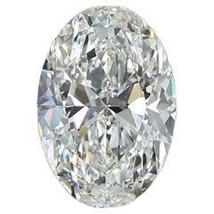 Diamant certifié GIA de 2,00-2,05 carats, G-F/VVS1, taille ovale, excellente nature