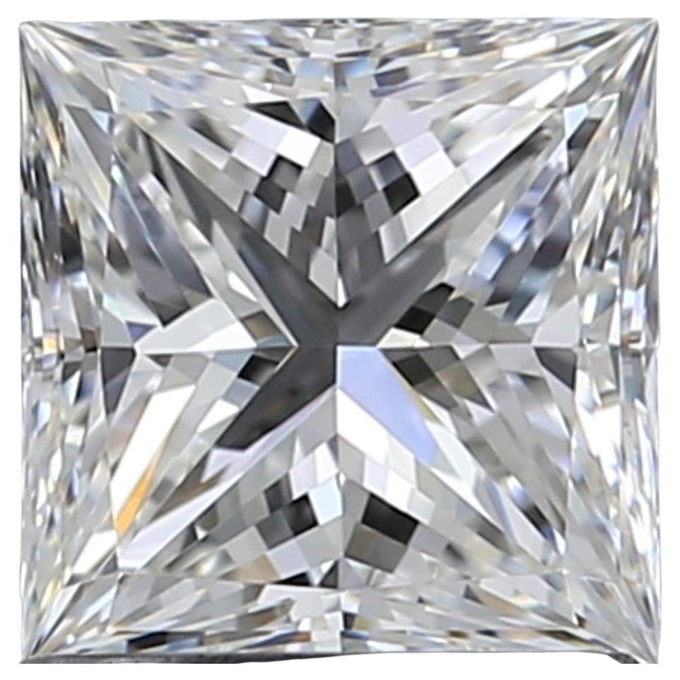 Diamant certifié GIA de 2,00-2,05 carats, G-F/VVS1, taille Princesse, excellente nature