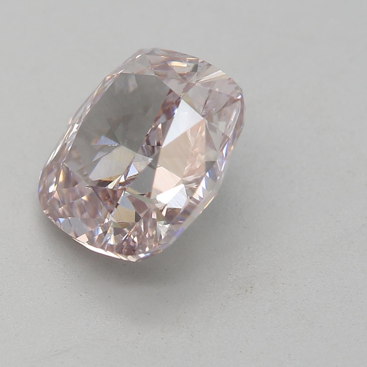 Cushion Cut GIA Certified 2.00 Carat Fancy Brownish Purplish Pink SI1 Clarity Diamond For Sale
