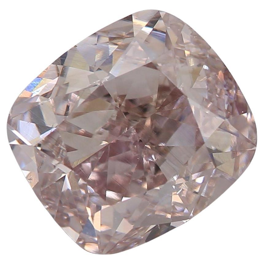 GIA Certified 2.00 Carat Fancy Brownish Purplish Pink SI1 Clarity Diamond