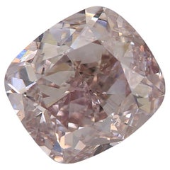 Diamante certificado por GIA de 2,00 quilates de color rosa púrpura parduzco de fantasía con claridad SI1