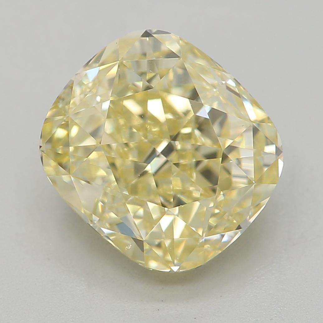 Certificate: GIA 
Report Number: 2476532404
Shape And Cut: Cushion
Carat Weight: 2.00 carat
Measurements: 7.54 x 6.75 x 4.56 mm
Color Grade: Fancy Yellow

FEATURES OF THE DIAMOND:

This Fancy Yellow diamond is a stunning and vibrant diamond that