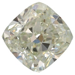 Diamante certificado por GIA de 2,00 quilates de color verde amarillento fantasía y claridad SI2