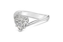 GIA Certified 2.00 Carats Heart Shape Diamond Solitaire Platinum Engagement Ring