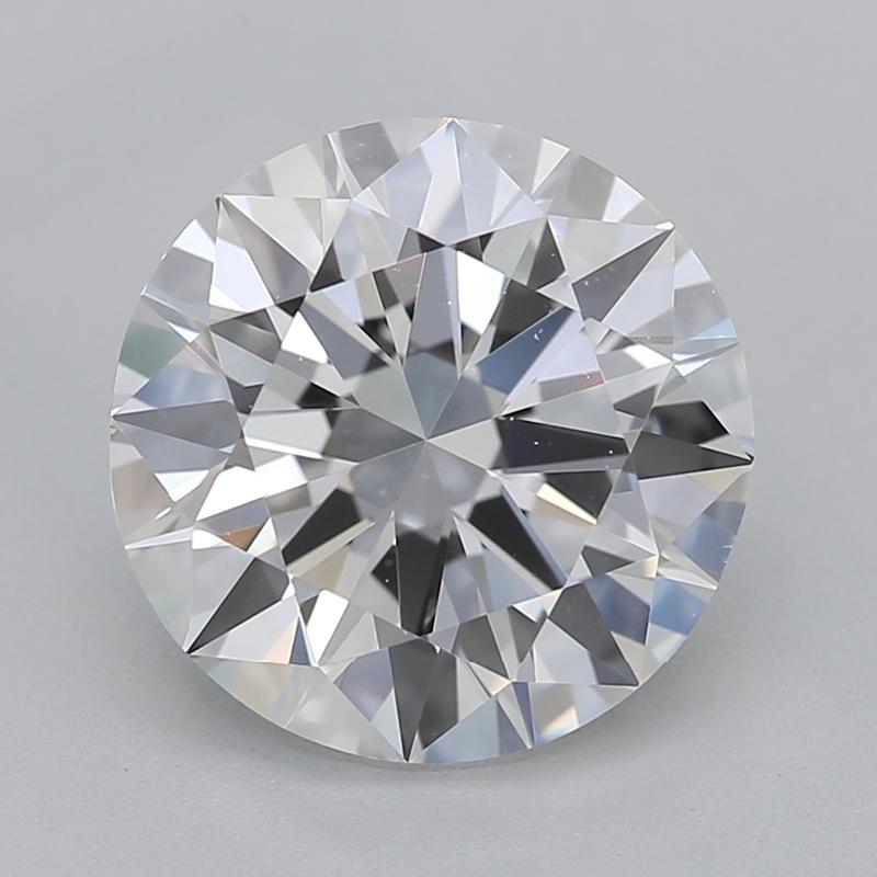 Fabriquée à la main à New York, cette magnifique bague en diamant capture l'essence de l'élégance intemporelle, avec une remarquable pierre centrale ronde F VS2 de 2,00. Le design présente une tresse torsadée unique qui encercle astucieusement le
