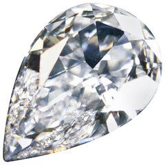 GIA Certified 20.04 Carat Pear Diamond