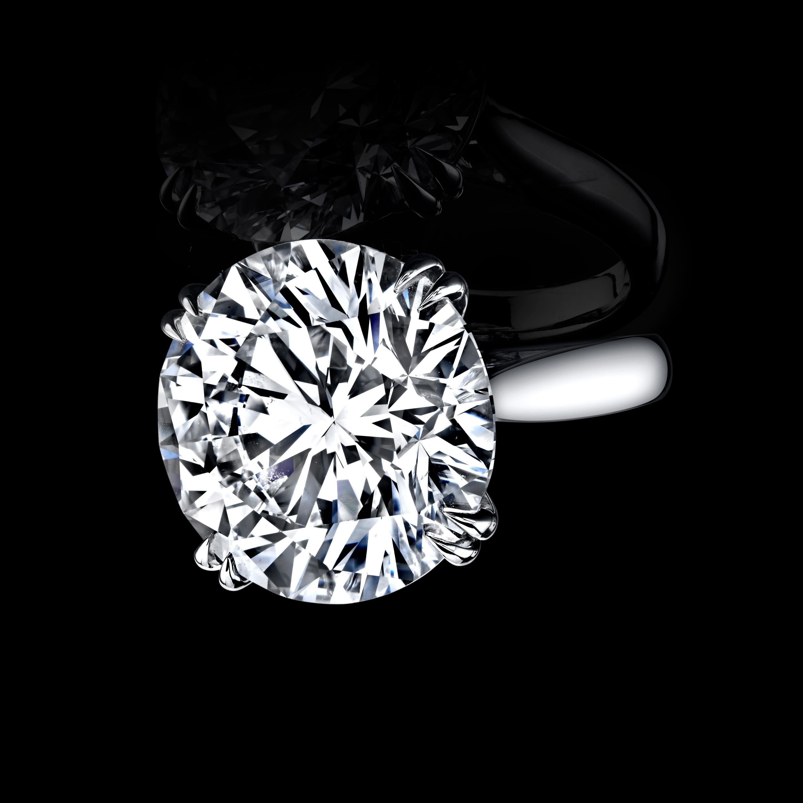 20 carat solitaire diamond ring