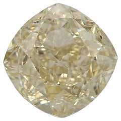 Diamante certificado por el GIA de 2,01 quilates de fantasía de color marrón claro verdoso con claridad VS1
