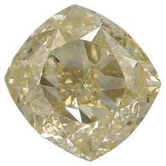 Diamante certificado por el GIA de 2,01 quilates de color amarillo verdoso claro fantasía y claridad VS2