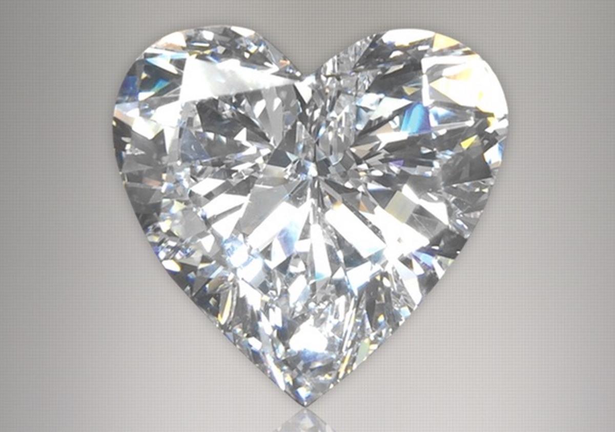 2 carat heart shaped diamond necklace