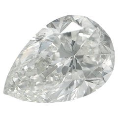 Used GIA Certified 2.01 Carat Pear Shape Natural Diamond (Engagement Rings)