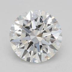 GIA Certified 2.01 Carat Round Diamond V Bail Solitaire Pendant Necklace