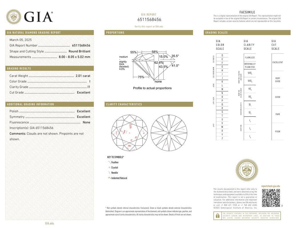 Contemporaneo GIA Certified 2.01 Carat Round Halo Flower Basket Channel Diamond Ring in vendita