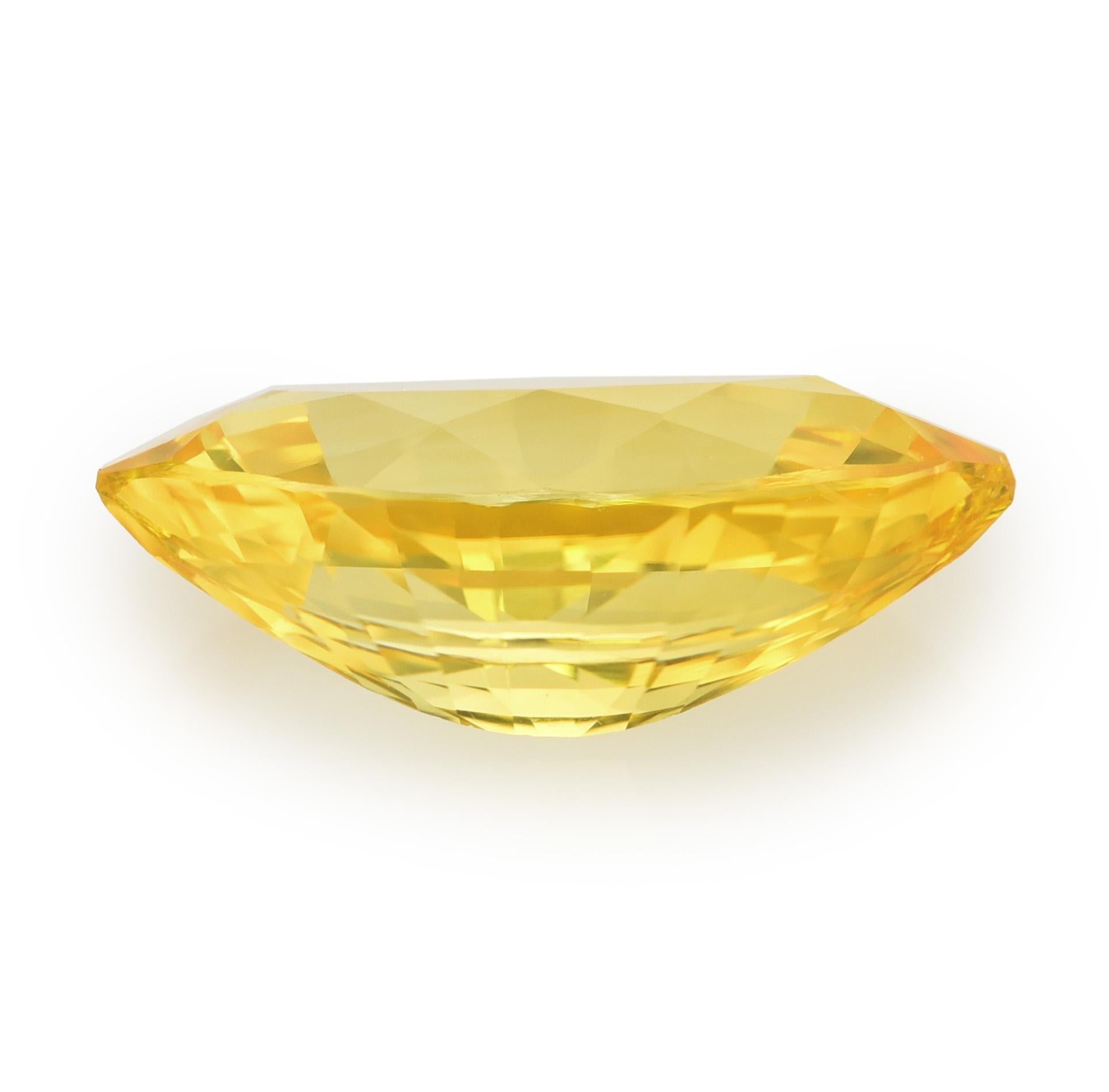 Taille mixte Saphir jaune certifié GIA de 2.01 carats en vente