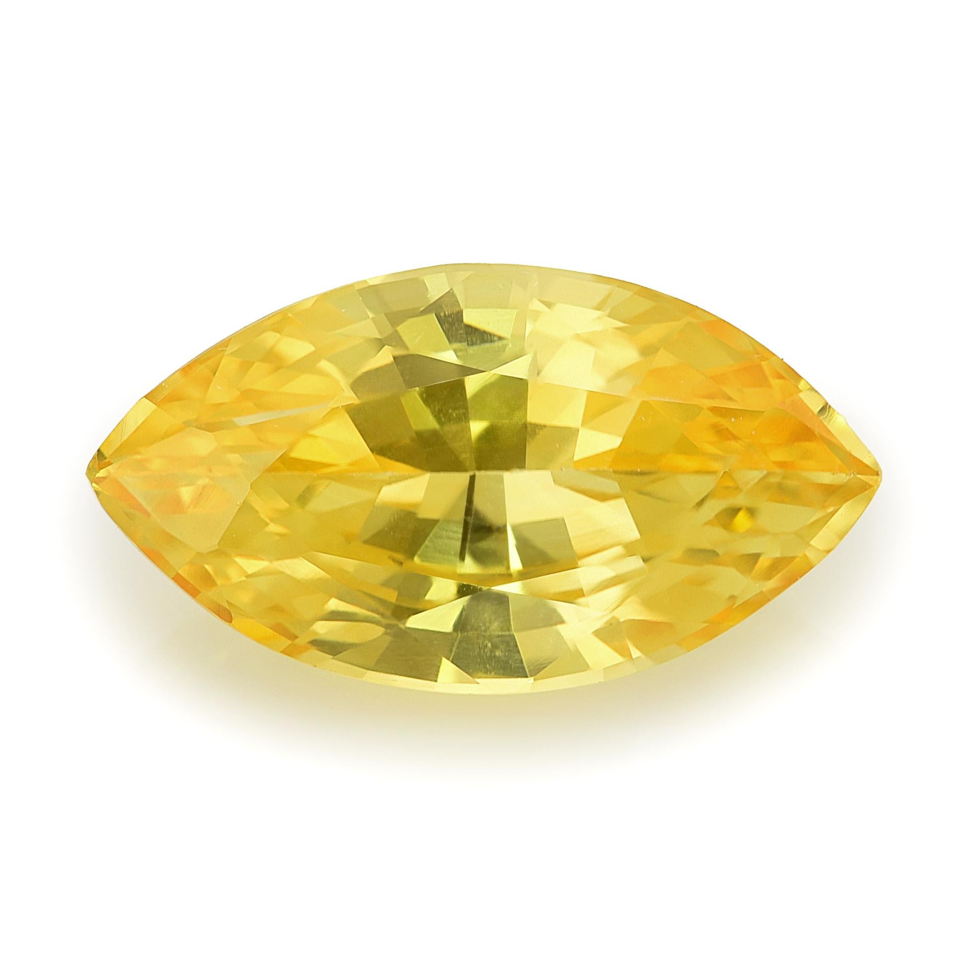 Saphir jaune certifié GIA de 2.01 carats Neuf - En vente à Los Angeles, CA