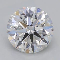 GIA zertifiziert 2,01 ct Rundschliff Diamant Solitär Anhänger Halskette