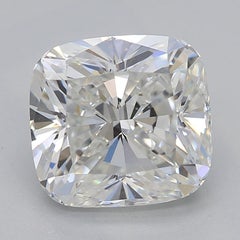 GIA Certified 2.01ct Cushion Entwined Garden Flower Vine Diamond Ring