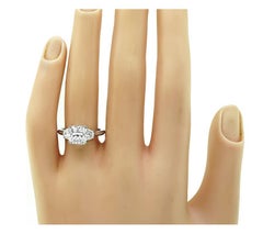 Anello di fidanzamento con diamante certificato GIA da 2.01 carati