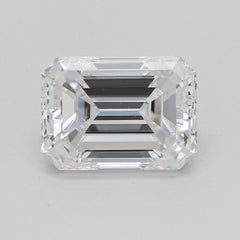GIA Certified 2.01ct Emerald Cut Diamond Milgrain Halo Pendant Necklace