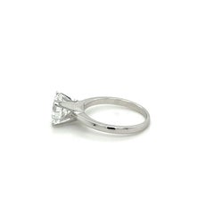 GIA Certified 2.02 Carat D color VVS2 Clarity Diamond Solitaire White Gold Ring