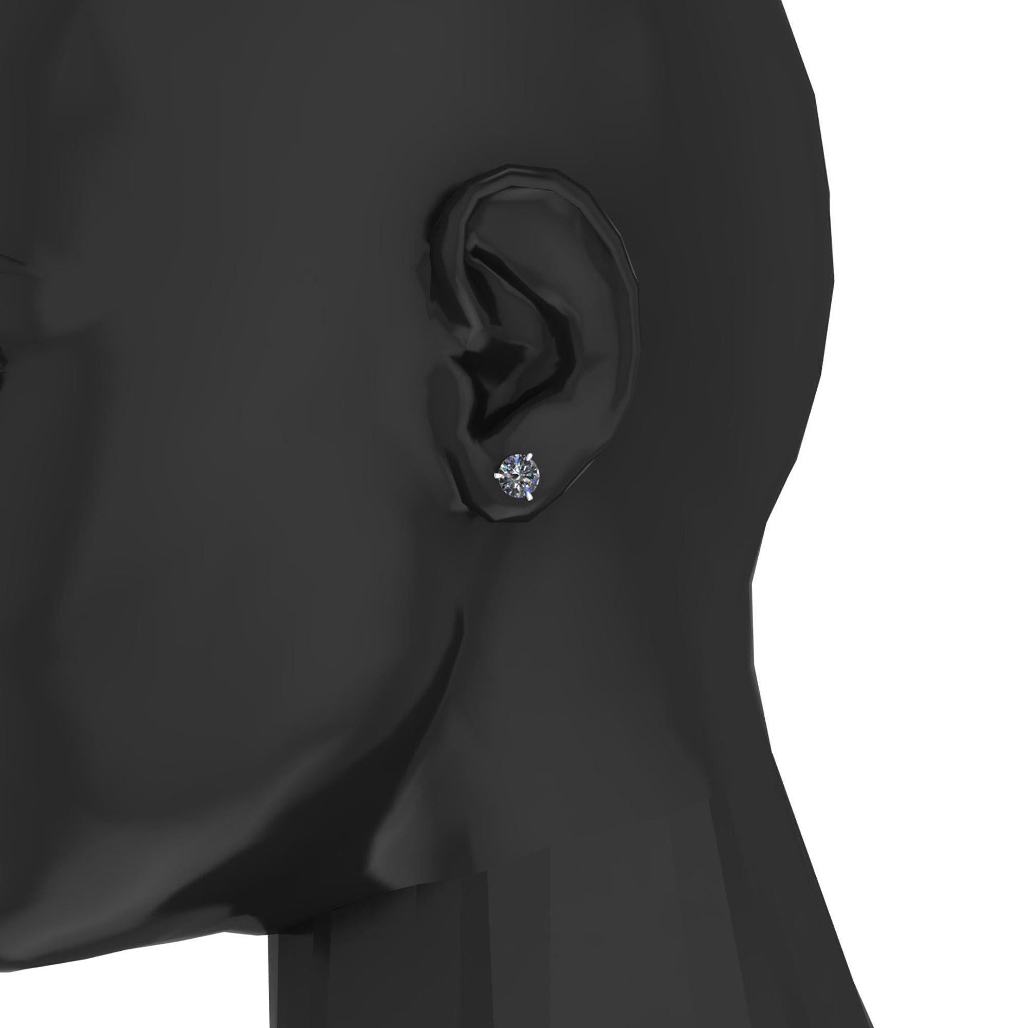 Taille ronde Clous de Martini en platine certifiés GIA de 2,02 carats de couleur E VS1/VS2 en vente
