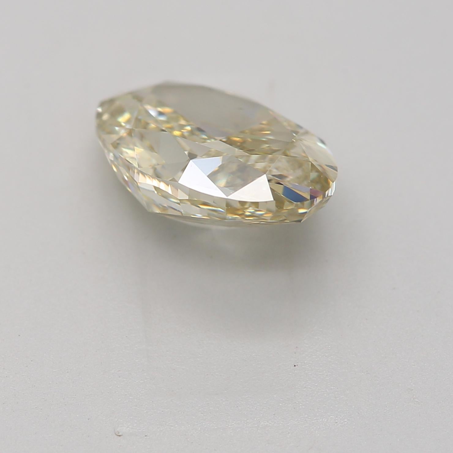 Women's or Men's GIA Certified 2.02 Carat Fancy Brownish Greenish Yellow SI2 Clarity Diamond