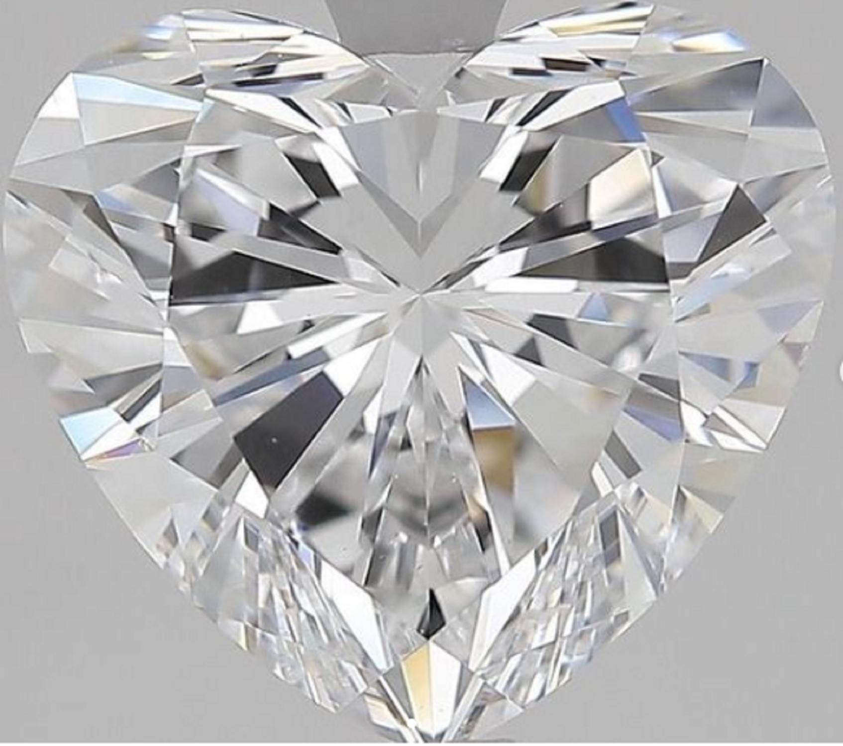 2 carat heart shaped diamond solitaire price