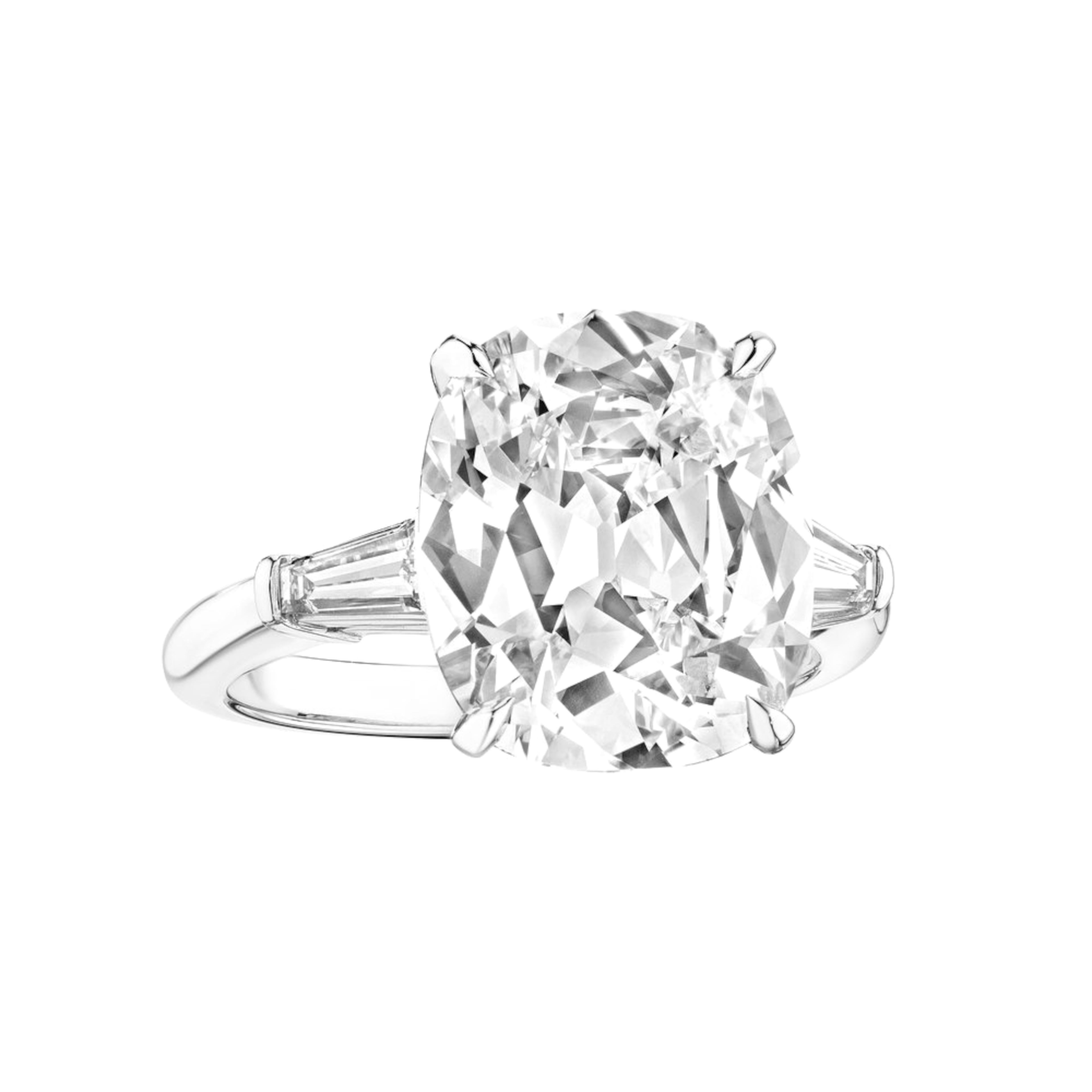 Bague en platine certifiée GIA de 2,02 carats de diamants brillants d'ancienne mine Neuf - En vente à Chicago, IL