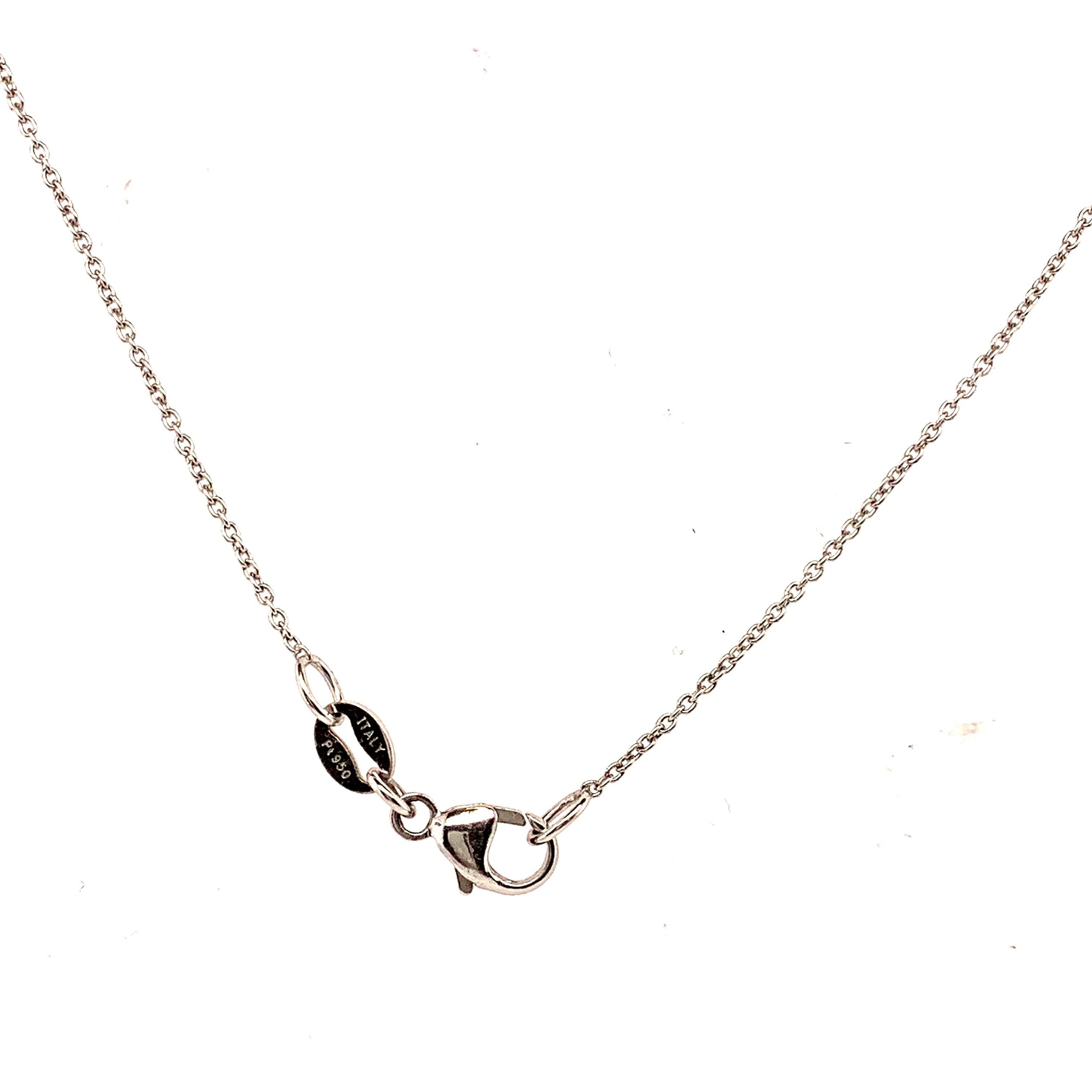 floating pear shaped diamond necklace