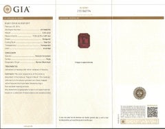 GIA Certified 2.02 Carat Pigeon's Blood Burmese Ruby and Diamond Cocktail Ring