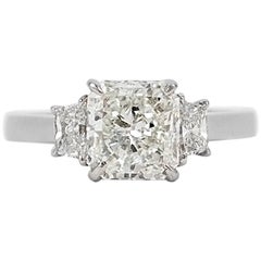 GIA Certified 2.02 Carat Radiant Diamond Ring
