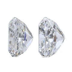 GIA Certified 2.02ct Pair of Cushion-Shaped Diamonds