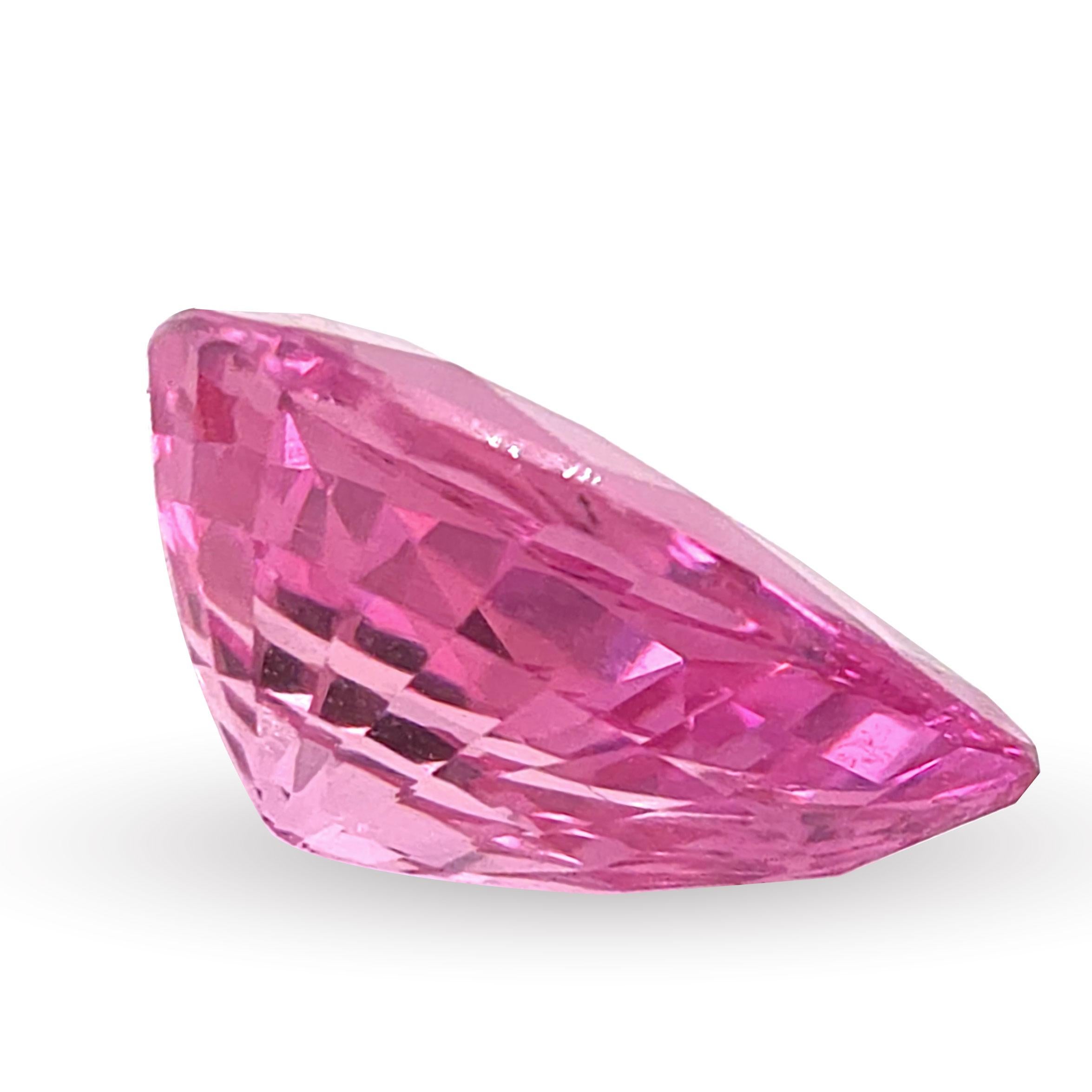 GIA Certified 2.03 Сarats Unheated Pink Sapphire In New Condition For Sale In Los Angeles, CA