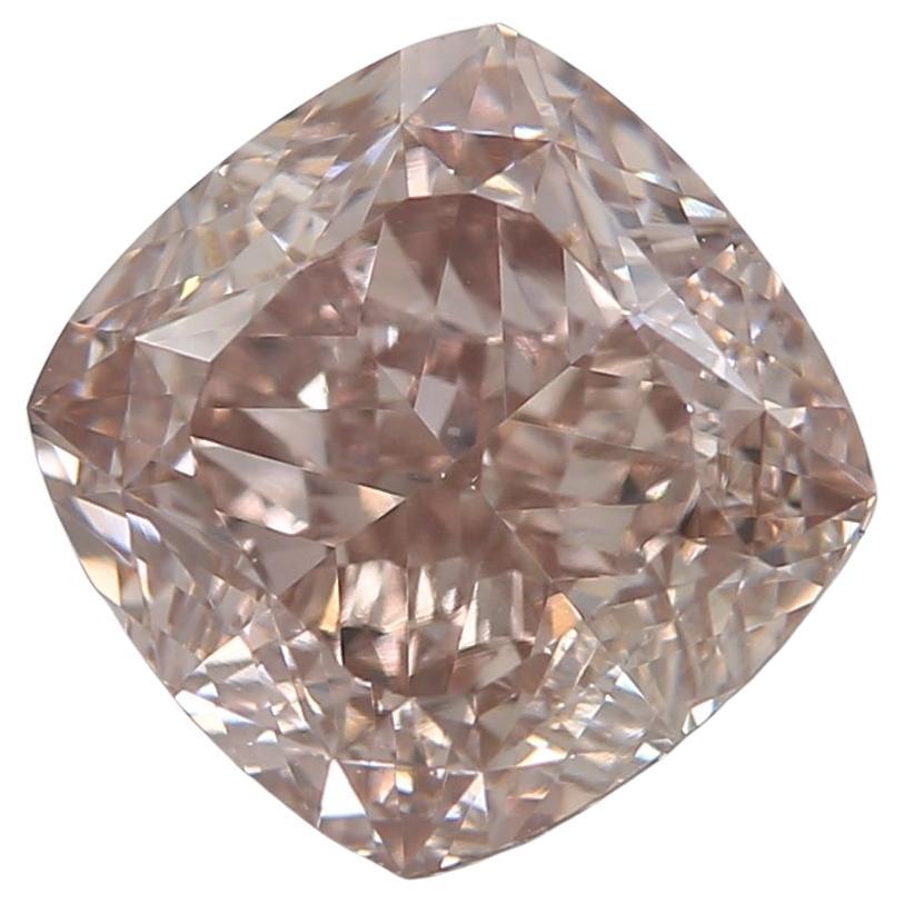 GIA Certified 2.03 Carat Fancy Pinkish Brown VS2 Clarity Diamond