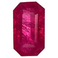 GIA Certified 2.03 Carat Octagonal Shape Ruby