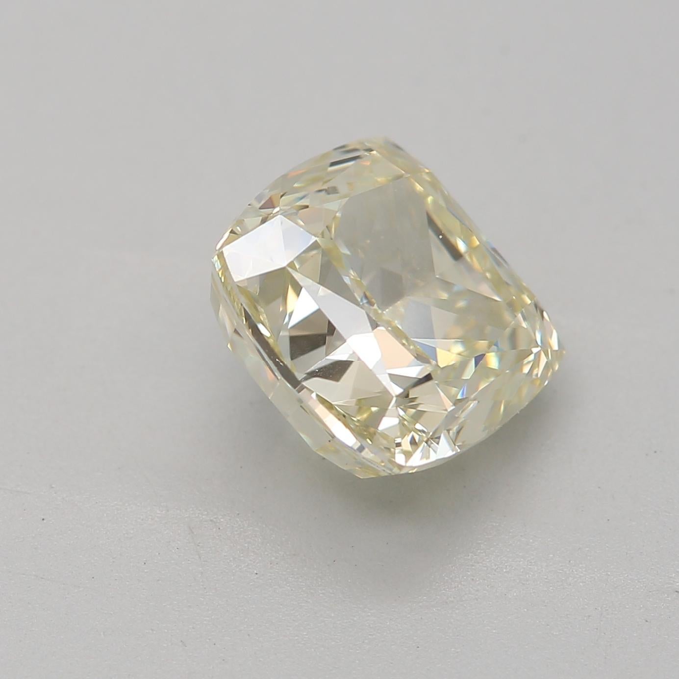 Femenino o masculino Diamante certificado por el GIA de 2,04 quilates de color amarillo verdoso claro de fantasía y claridad VS1