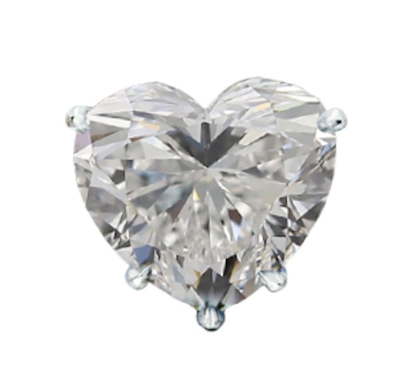 2 carat heart shaped diamond earrings