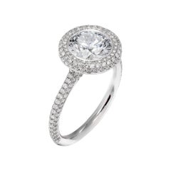 GIA Certified 2.05 Carat Round Diamond Engagement Ring