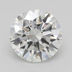 GIA Certified 2.05 Carat Round Halo Infinity Symbol Diamond Ring