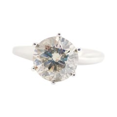 GIA Certified 2.06 Carat Natural Fancy Brown Round Diamond Ring