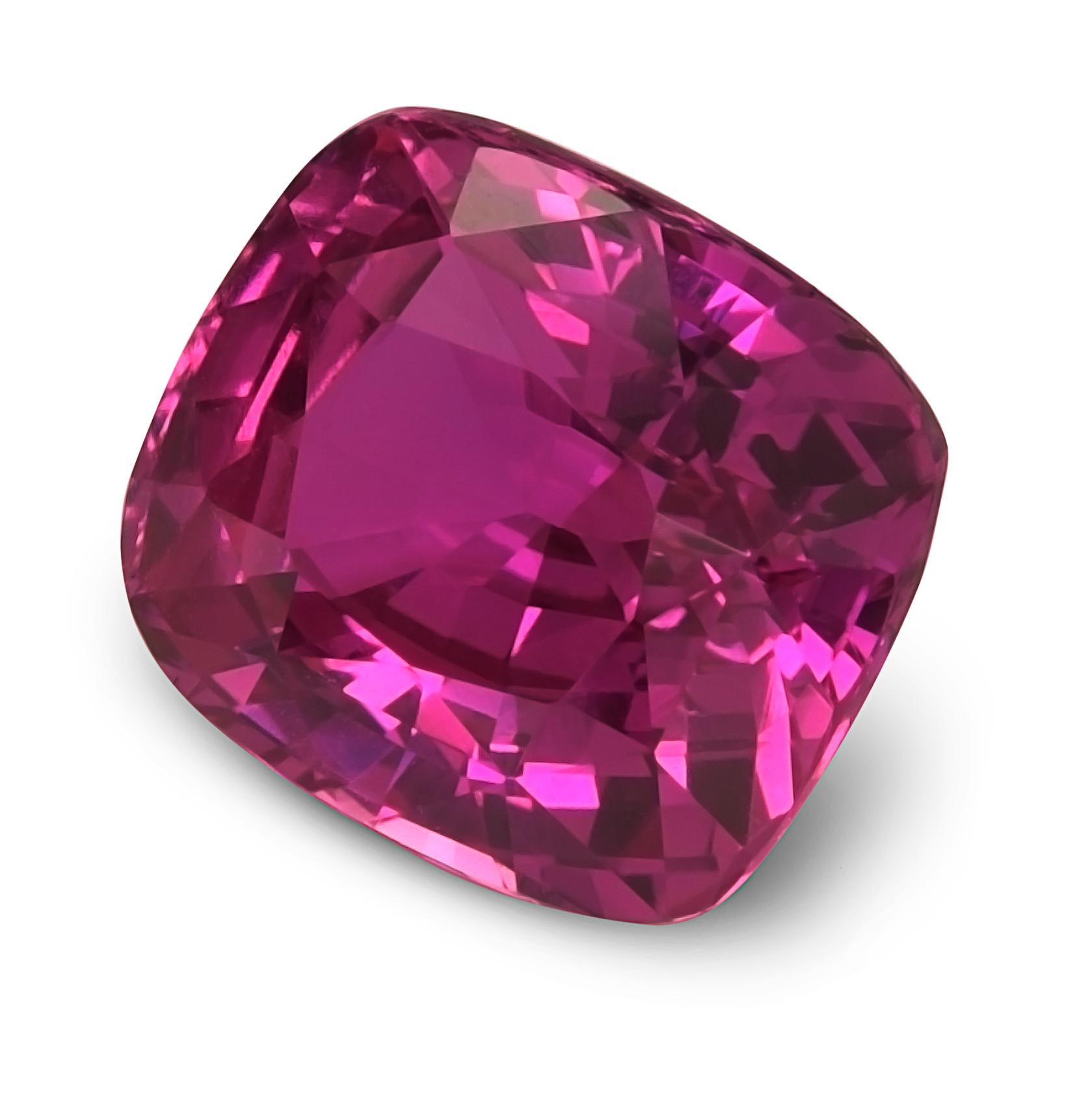 Mixed Cut GIA Certified 2.06 Carats Unheated Pink Sapphire  For Sale